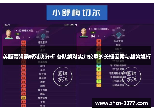 英超豪强巅峰对决分析 各队绝对实力较量的关键因素与趋势解析
