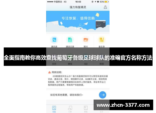 全面指南教你高效查找葡萄牙各级足球球队的准确官方名称方法